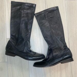Frye Cindy slouch boots black size 8M women’s preowned